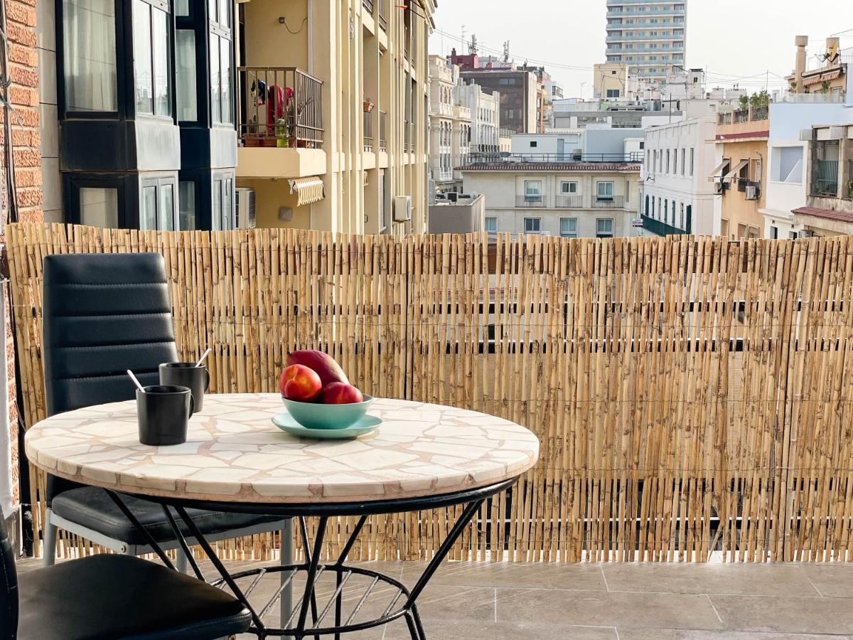 La Terraza. Vistas Al Castillo A 1 Min. De La Playa Alicante Dış mekan fotoğraf