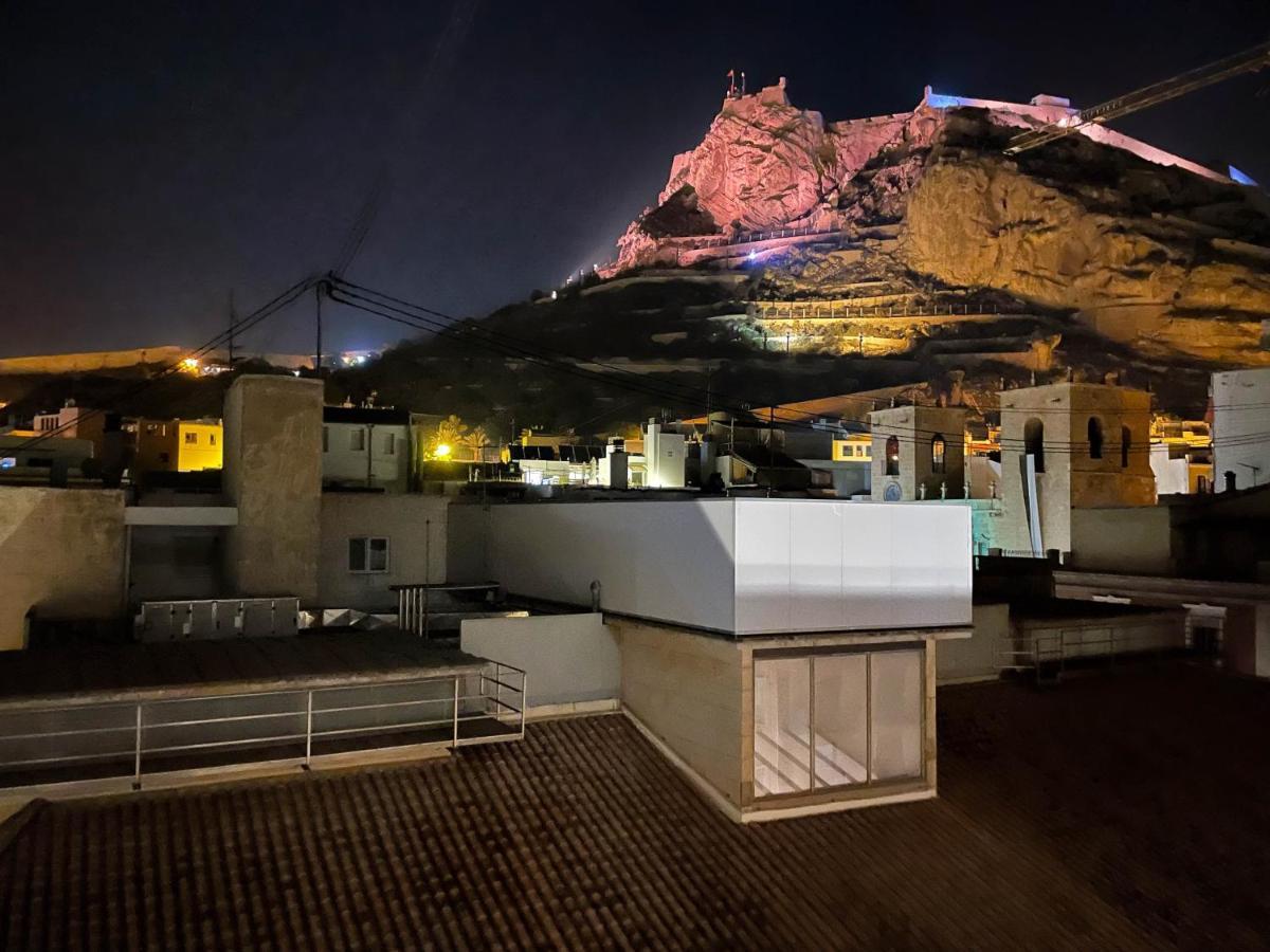 La Terraza. Vistas Al Castillo A 1 Min. De La Playa Alicante Dış mekan fotoğraf
